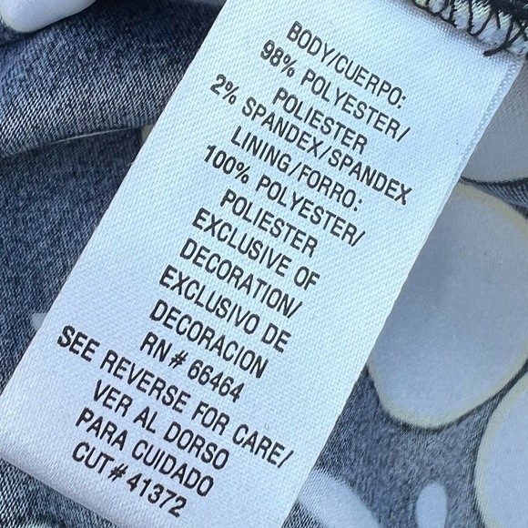 Studio I Black, White and Yellow Dress with Dots, Belt and pockets Size 14 - Picture 4 of 9